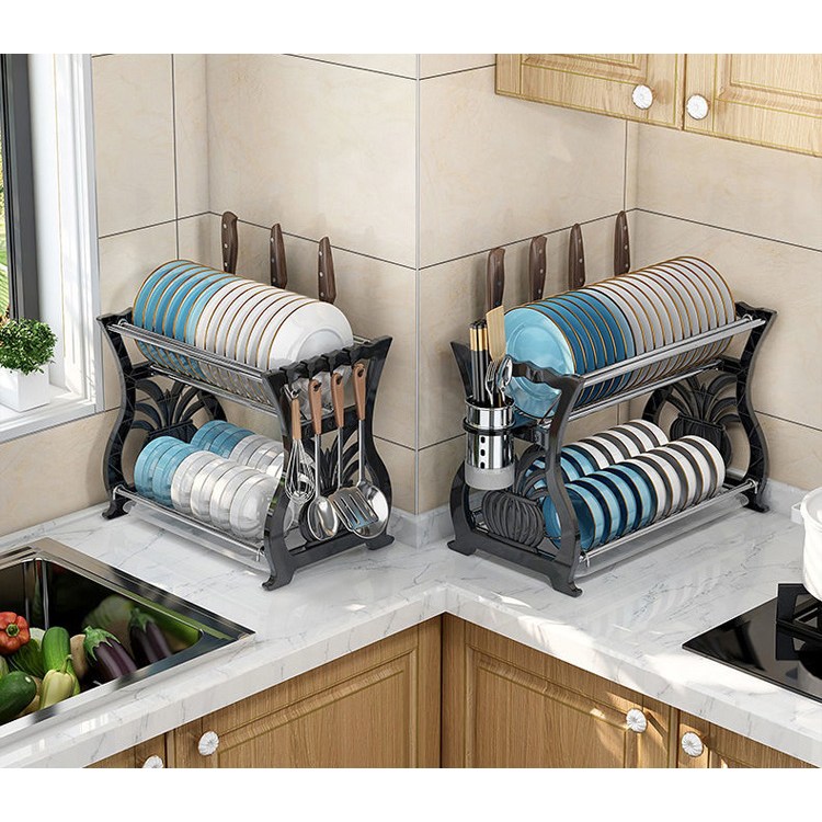 롤판다 주방수납 식기건조대+수저통 25,600원