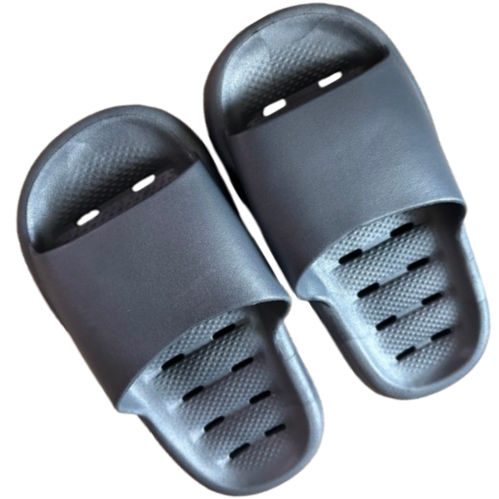 윌비컴퍼니 미끄럼방지 물빠짐 심플 욕실화, 6개, 스페이스그레이 남성용(255-270) 47,200원