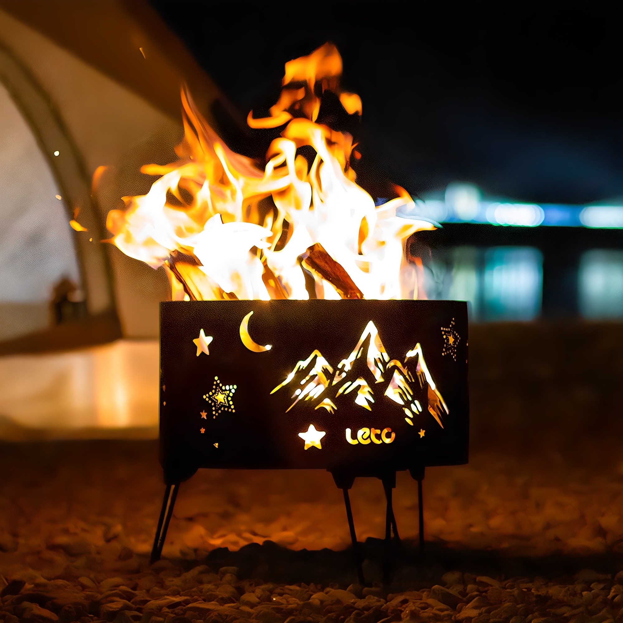 레토 캠핑 접이식 우드스토브 불멍 화롯대 캠핑용품, 1개 45,600원