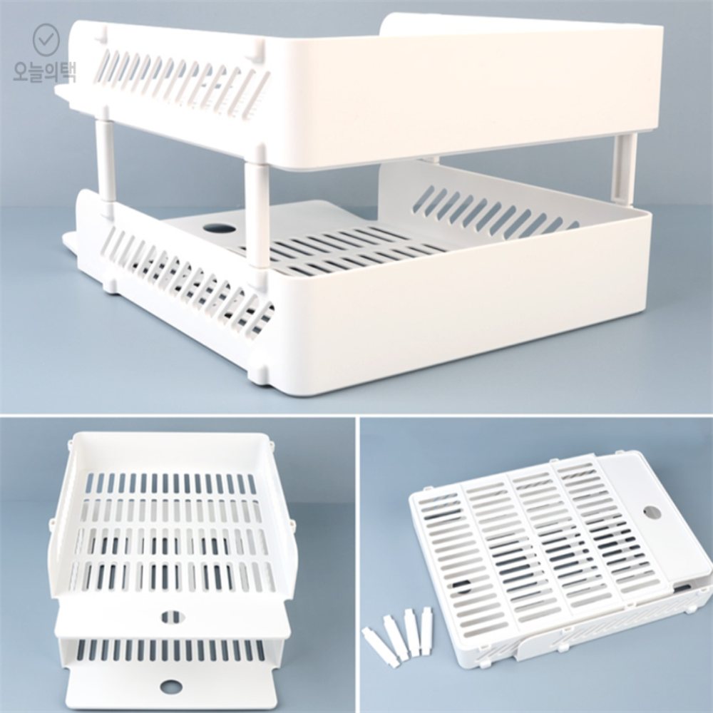 데스크 정리 시스맥스  2단 서류받침 트레이 사무실 책상 서류 정리함 10,800원