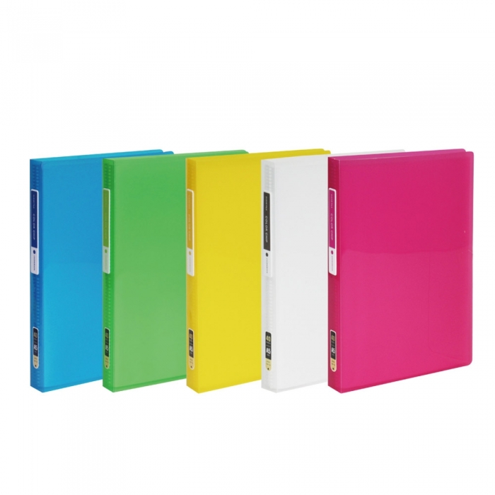 클리어화일 A5 40매 청운 노랑 컬러칩 내지포함 투명 스프링정리파일 4,610원