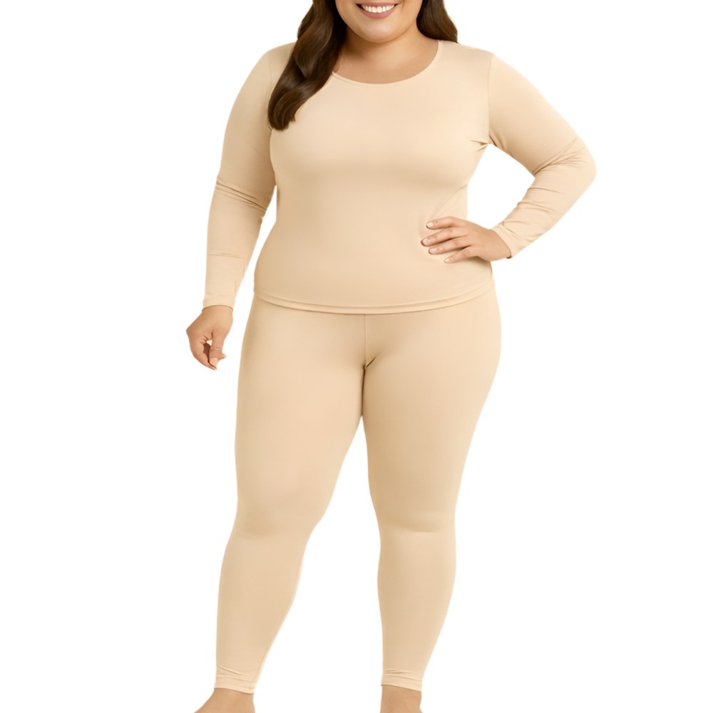 벨에라 빅사이즈 히트웜터치 여성용 발열 내의 내복 상하세트 9,900원