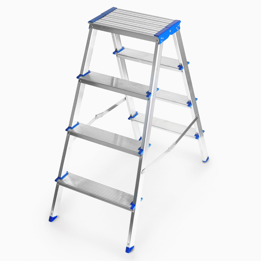 [오늘출발] 접이식 사다리 광폭형 가정용 광폭사다리 2단 3단 4단 5단 a형 알루미늄 경량 도배 우마 현장 발판넓은사다리 61,500원