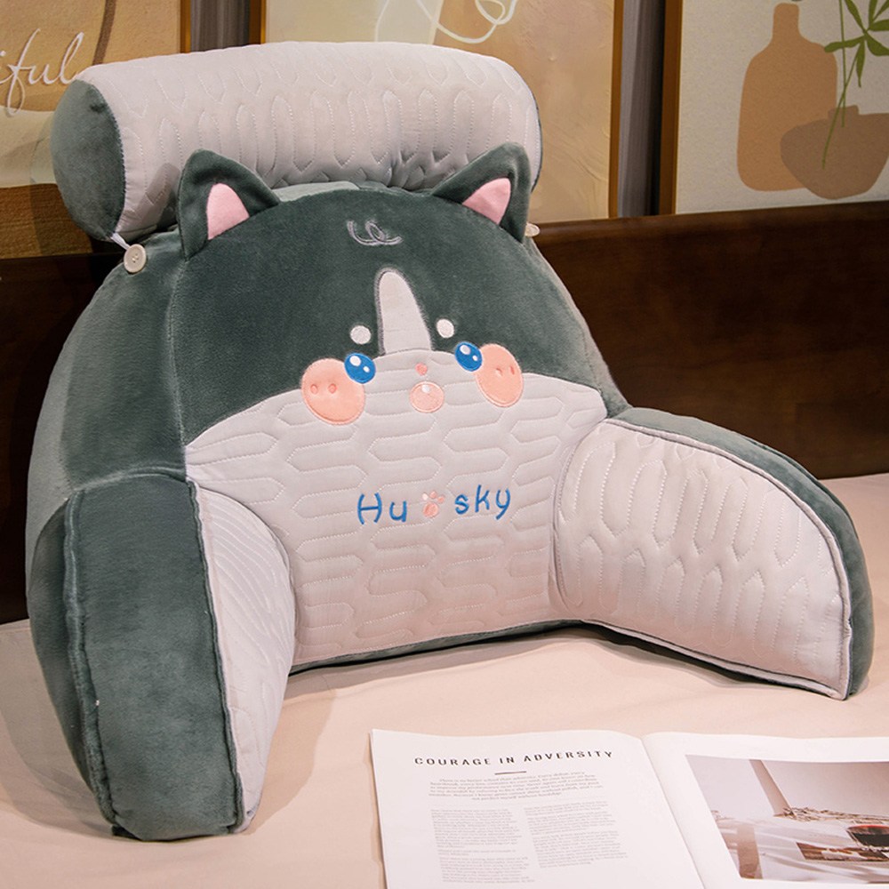 Jeernare 등받이쿠션 푹신한 침대 허리쿠션 대형 소파쿠션 라텍스 커버, 그레이 26,910원