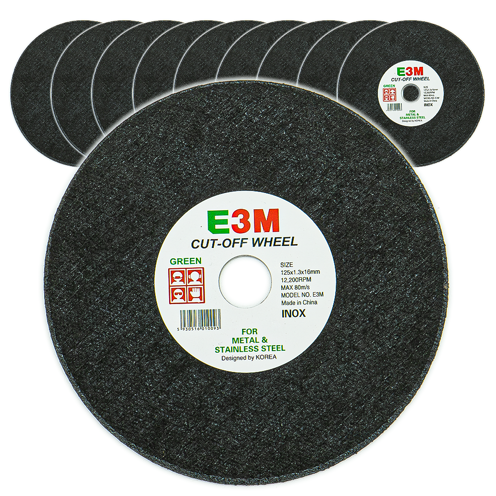 E3M 절단석 그라인더날 연마작업 스텐 철 절단, 10개 17,900원