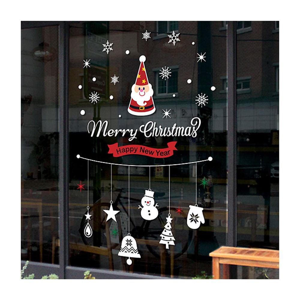 크리스마스 꼬깔모자산타 유리창문 데코스티커 46,930원