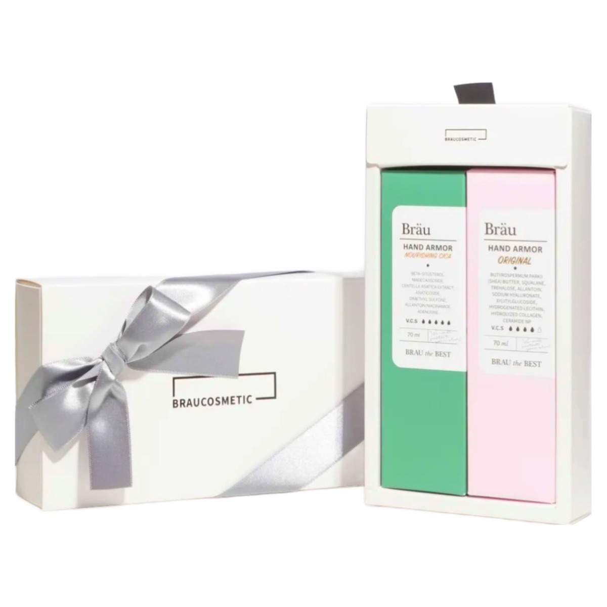 브로이코스메틱 핸드아머 혼합(무향+꽃향) 핸드크림 선물세트 블랙, 1세트 29,200원
