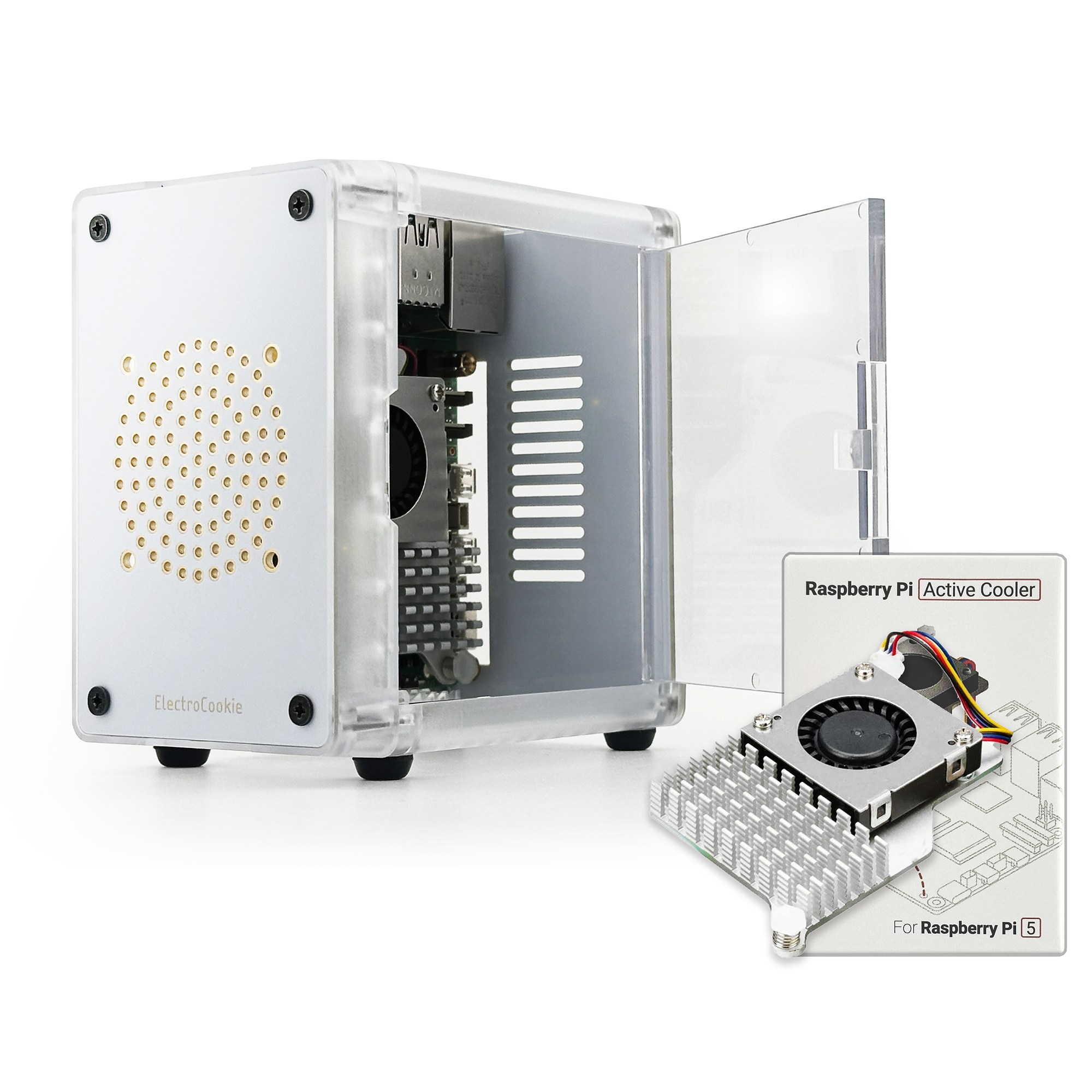라즈베리파이5 미니PC 방열 케이스 [SD / CLEAR] 22,900원