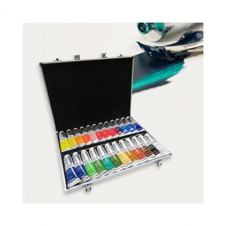 루미나D 물감 24색 윈저앤뉴튼 윈톤 유화 세트 37ml, 1개 318,580원