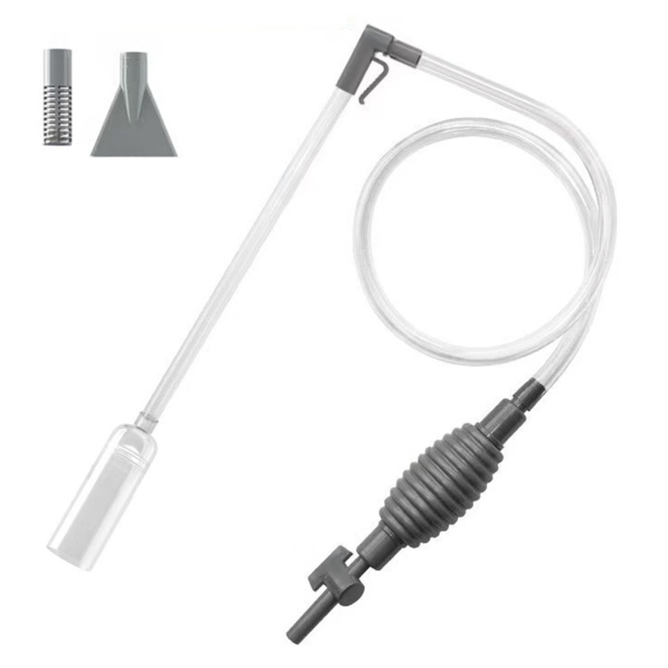 레몽크리프 수족관 어항 물교환기 모래 세척기 청소 사이펀 그레이, 1개 8,000원