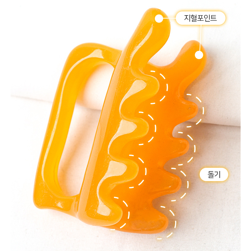 수니몰 품질 좋고 가성비 뛰어난/ 밀랍수지 괄사 마사지기 / 밀랍수지 성분이라 날카롭지 않아 피부에 상처를 내지 않고 부드럽게 피로를 풀어줘요~, 상세페이지 참조, 1개 3,990원