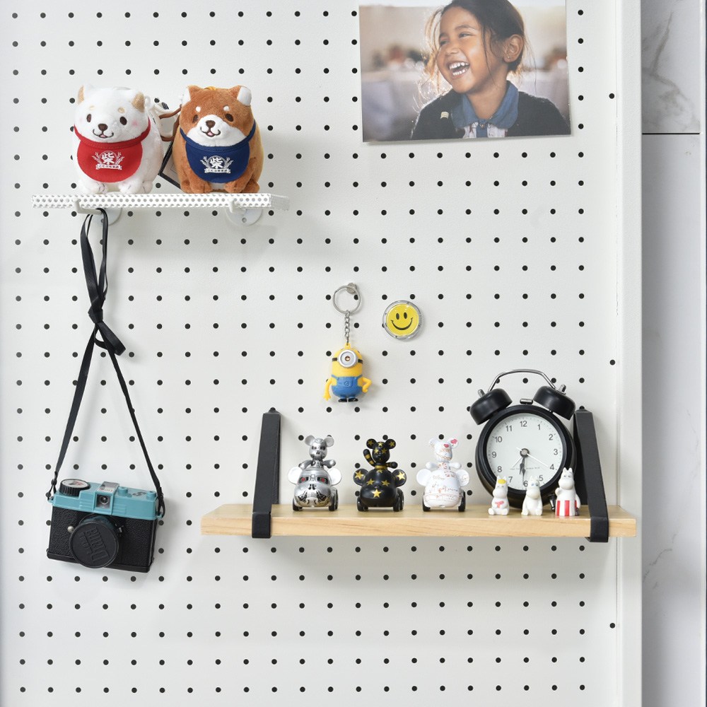 틴우드 타공판 원목 선반 M, 블랙 18,900원