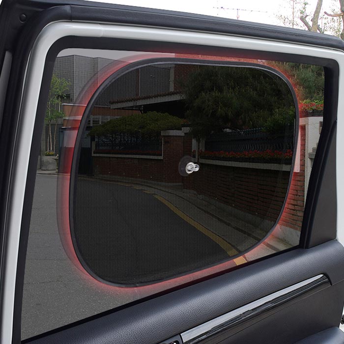 시크릿 블랙 창문 햇빛가리개 2p 자동차 차량 옆 창문 햇빛 가리개 4,900원