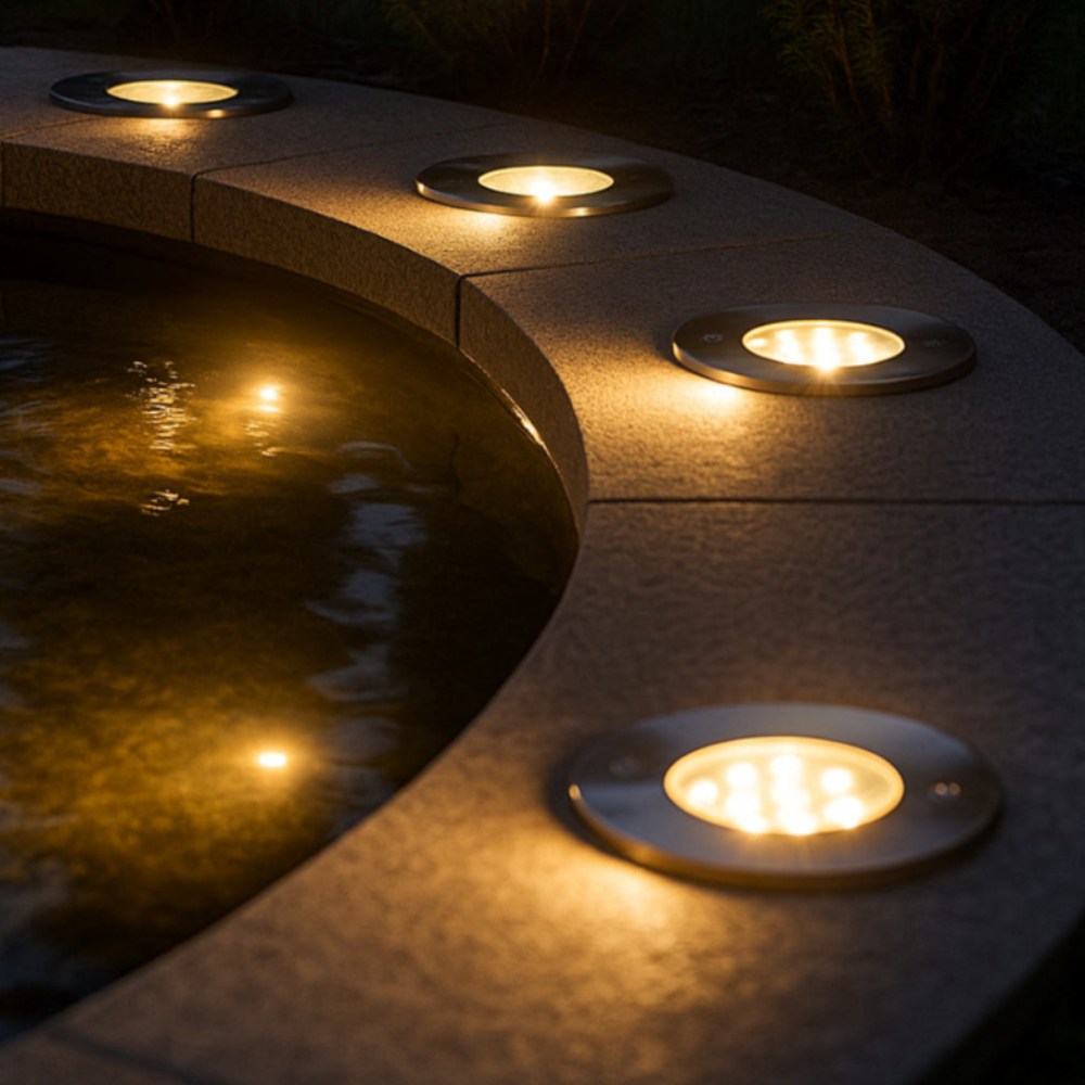 비트 LED 원형 지중등 야외조명 데크 바닥등 유도등 실외 방수 조명 118,000원