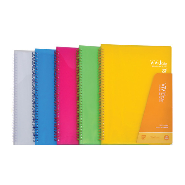알파 비비드칼라 스프링화일 A4 40매 4,350원