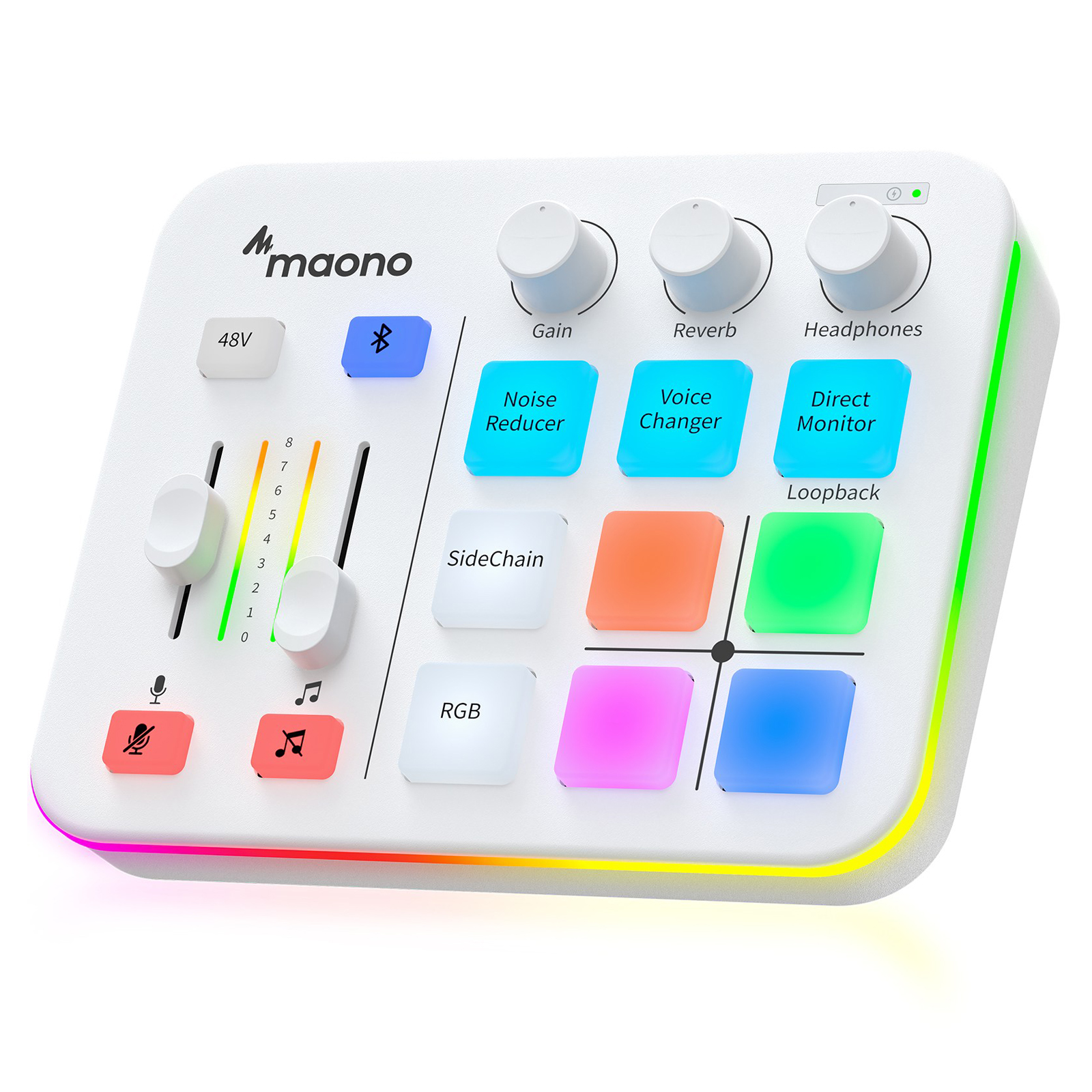 마오노 RGB 블루투스 오디오 게이밍 방송용 스트리밍용 인터페이스, 화이트, G1 NEO 89,900원