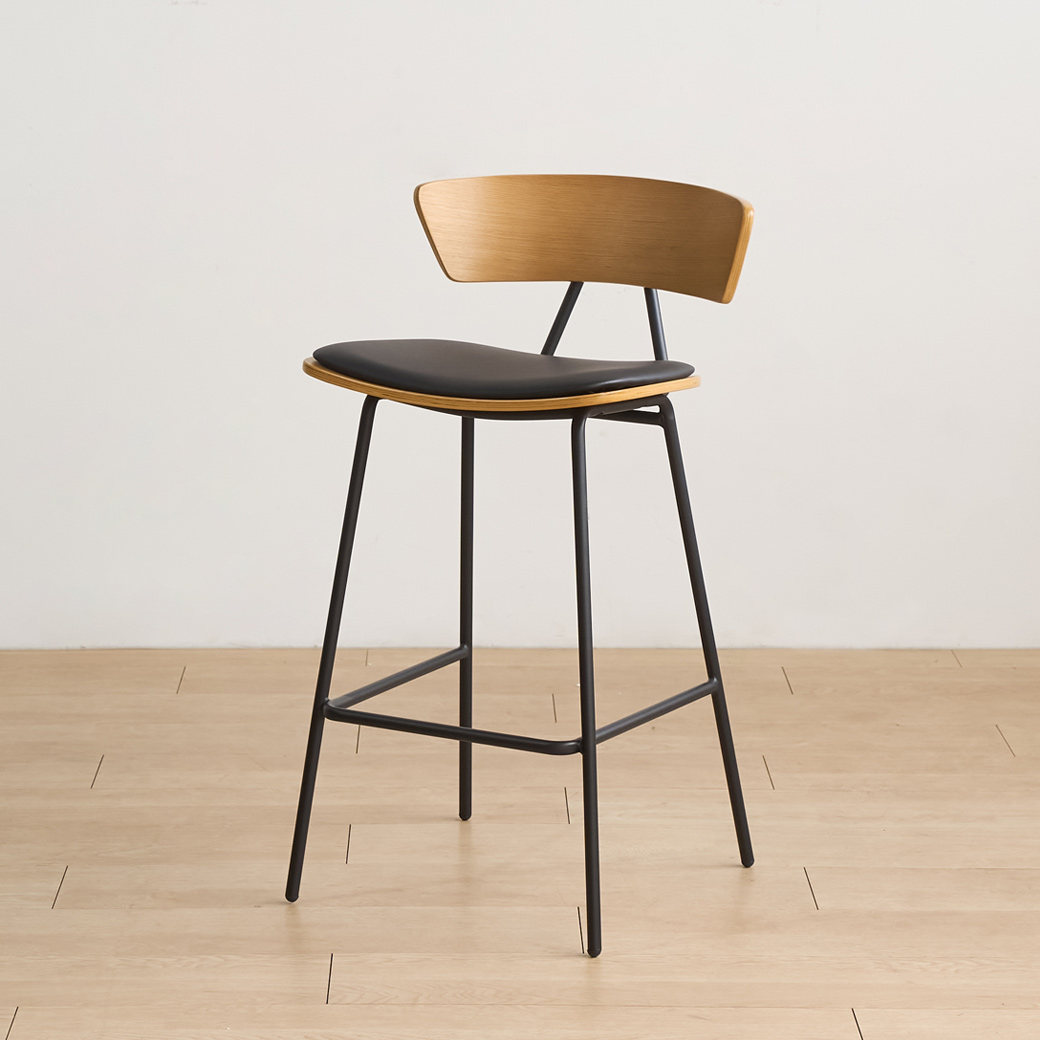 체리브 에이스 높은 홈바 아일랜드식탁 바텐의자, 내추럴, 1개 75,500원