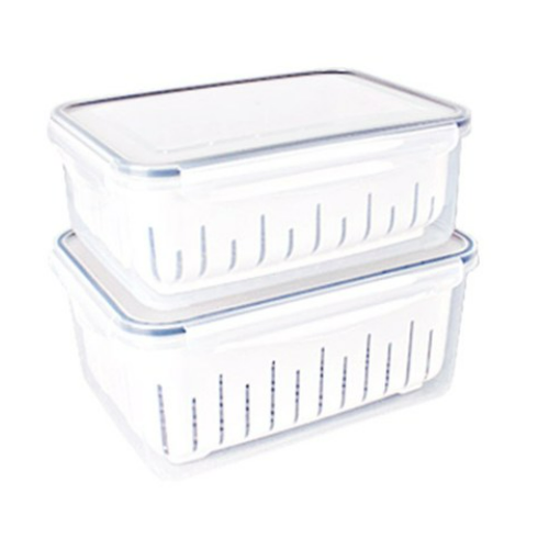 나누담 야채 채소 과일 정리수납 채반 밀폐용기 4000ml, 6개, 단품, 현재가 42,000원