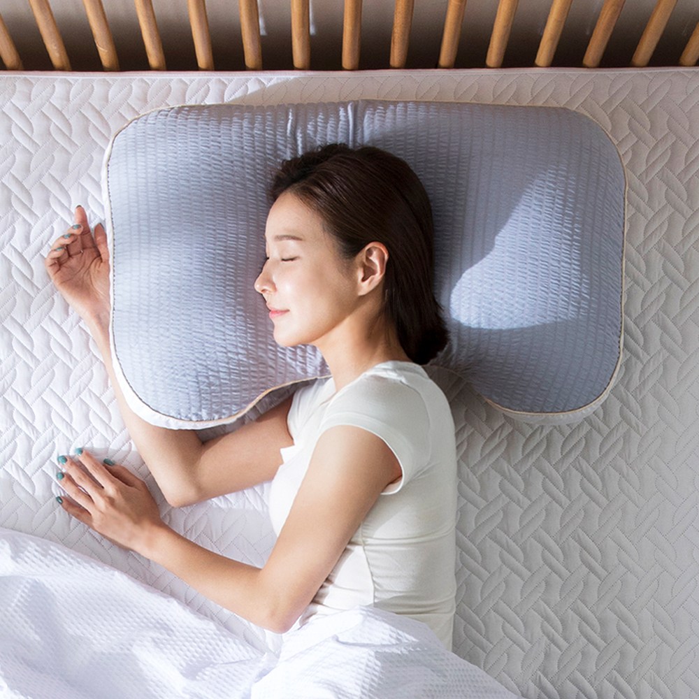 홈랩 기능성 알러지케어 시어서커 어깨편한 기절베개 커버 세트 2colors, 4개, 블루그레이 65,900원