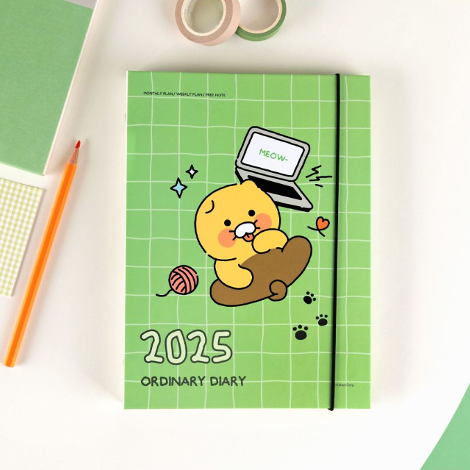 2025년 캐릭터 춘식이 다이어리 6공 바인더 속지세트 12,800원