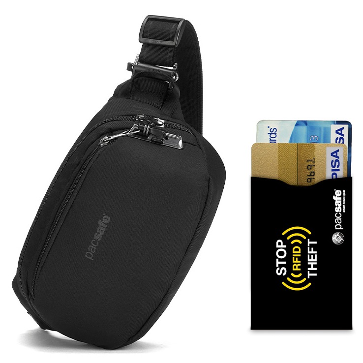 팩세이프 V 힙색 도난방지가방 + RFID차단 카드슬리브 2p 세트 119,000원