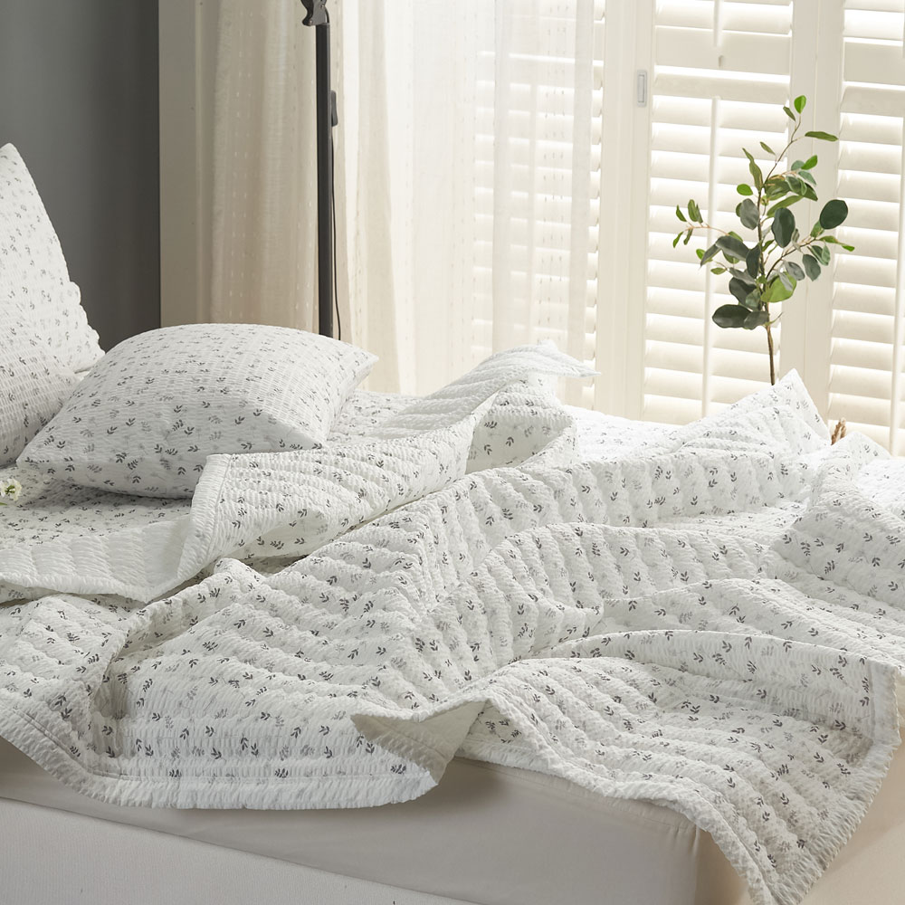 지베딩 리틀리프 시어서커 여름 차렵 이불베개세트 30,850원