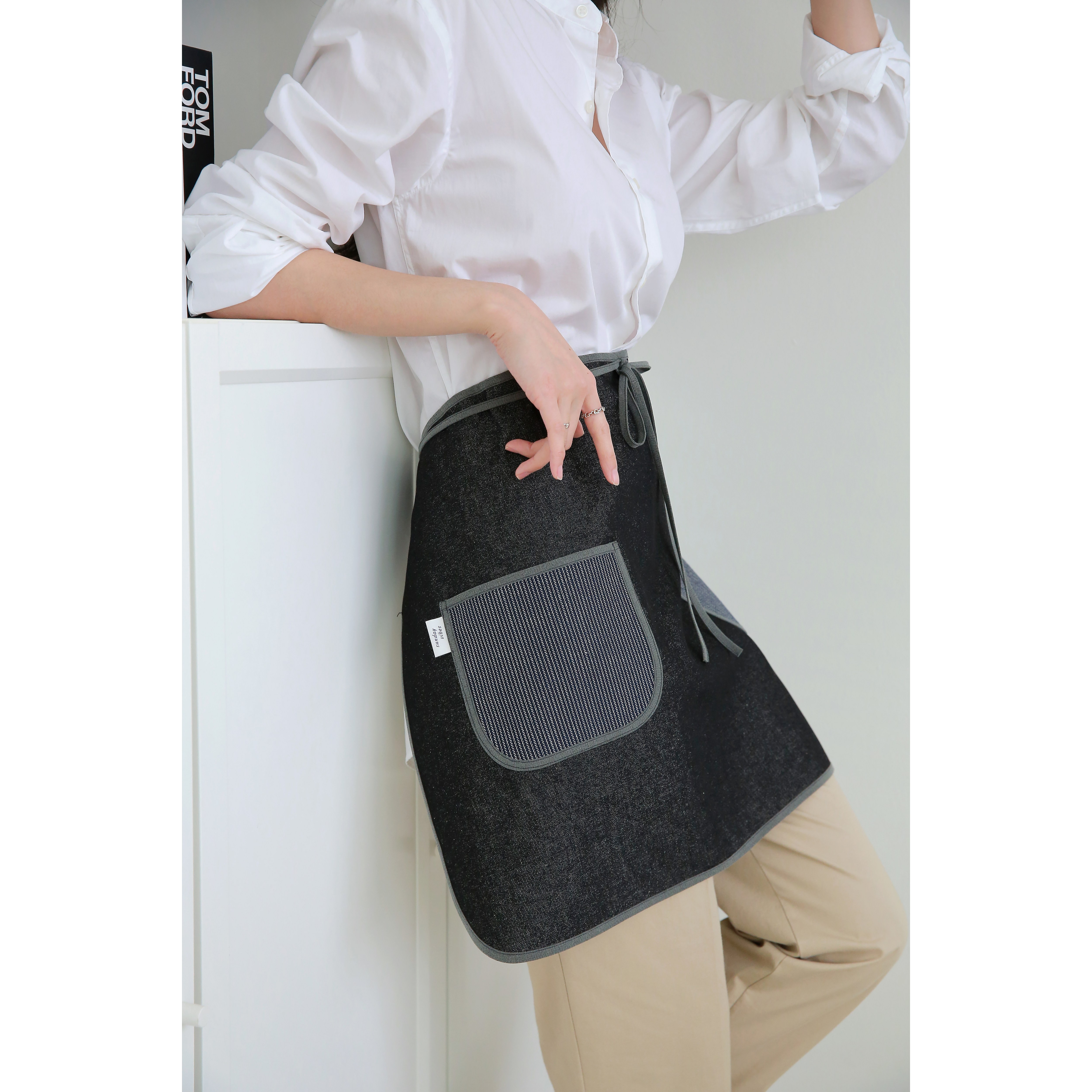 썬데이바이브 데님 허리앞치마 예쁜 바리스타 꽃집 공방 자체제작 국산 앞치마 18,460원