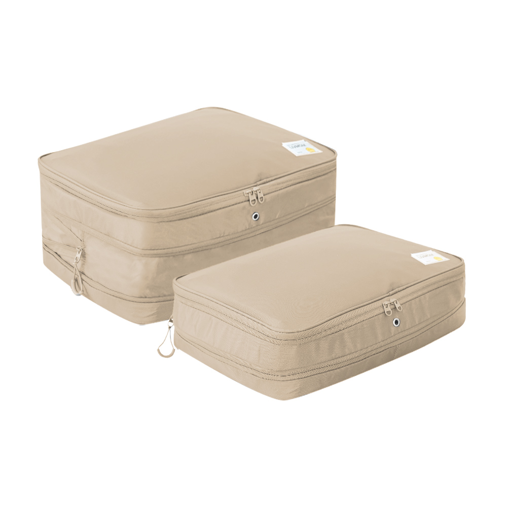 리브맘 3세대 여행용 공간순삭 의류 이불 압축파우치 정리함 아이보리, 1개입, 2개 29,900원