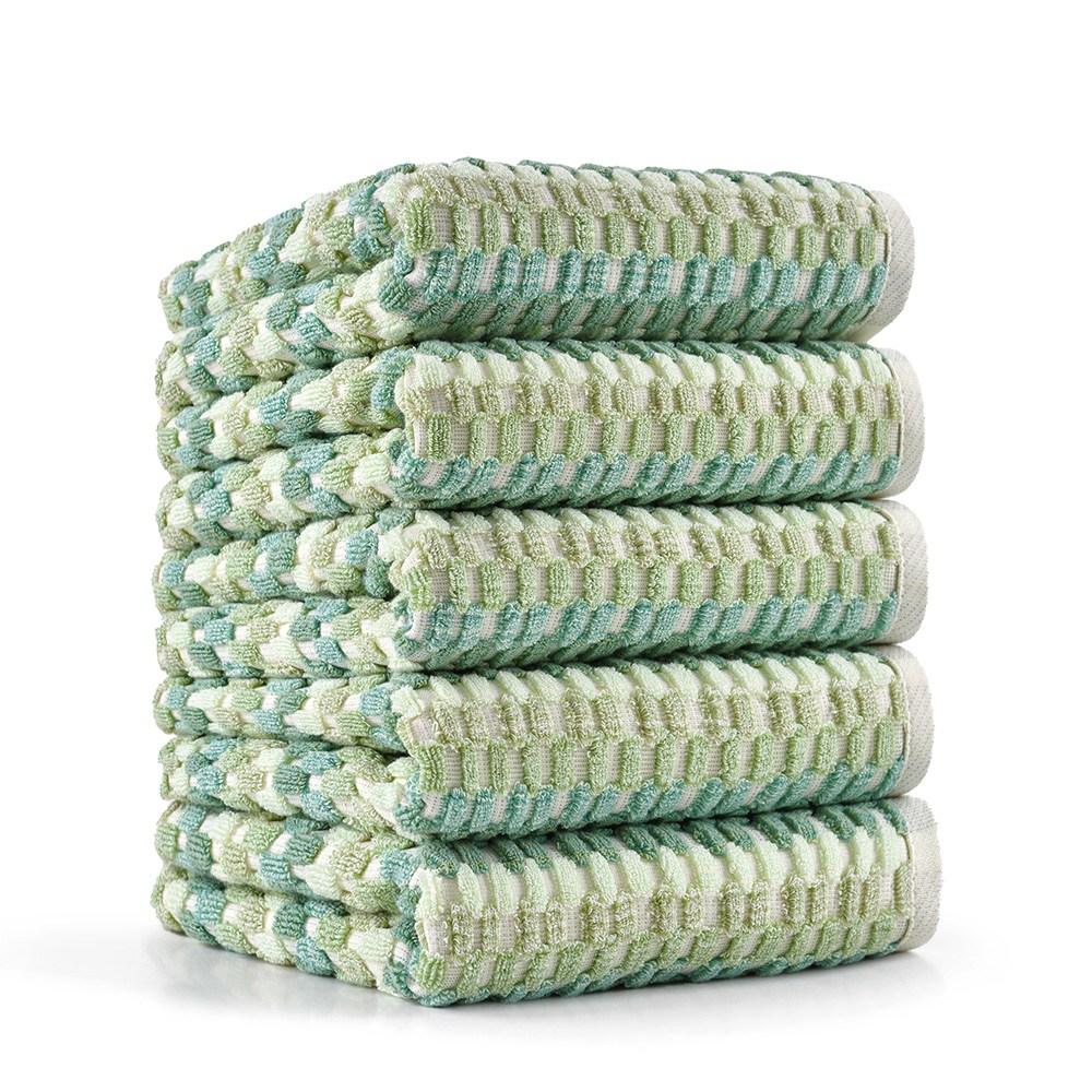 MYNVO 프리미엄 180g 40수 코마사 선염타월 세면 부드러운 호텔 가정용 선물용 데일리 수건 타올 세트, 5개, 모스 그린 33,700원