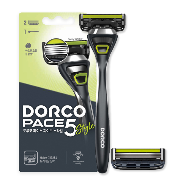 도루코 페이스 파이브 스타일 5중날 면도기 본체 + 면도날2p 22,500원