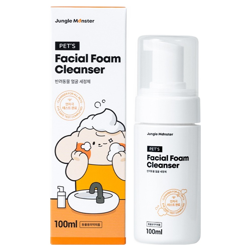 정글몬스터 반려동물 얼굴 세안제, 1개, 100ml 17,900원