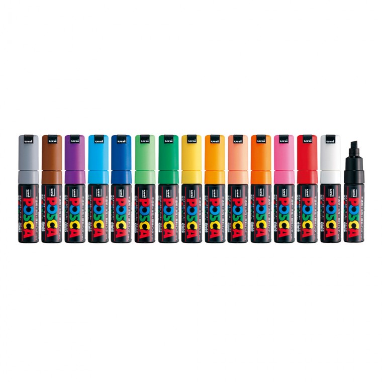 색상 POSCA ALL 낱색 마카 미쯔비시 개별 유니포스카 PC-8K, 1개, PC-8K_6_그린 6,780원