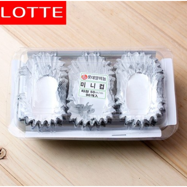 DHH106012타원형 베이킹컵 은박 롯데 50mm 머핀컵 90p, 단품, 1개 5,370원