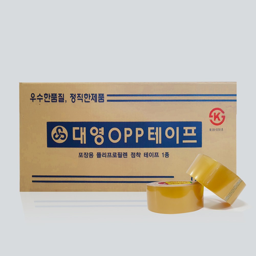 대영 포장OPP 박스테이프 50X100M 1박스 40개 111,860원