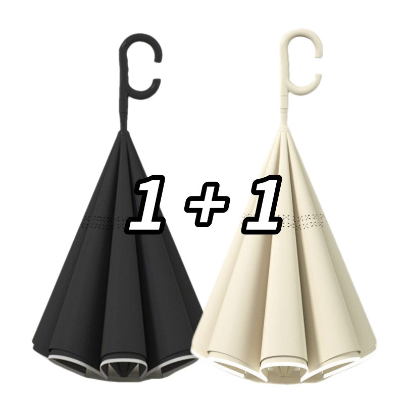 보쉘 거꾸로우산 1+1 튼튼한 예쁜 거꾸로 접는  대형 장우산, 현재가 22,800원