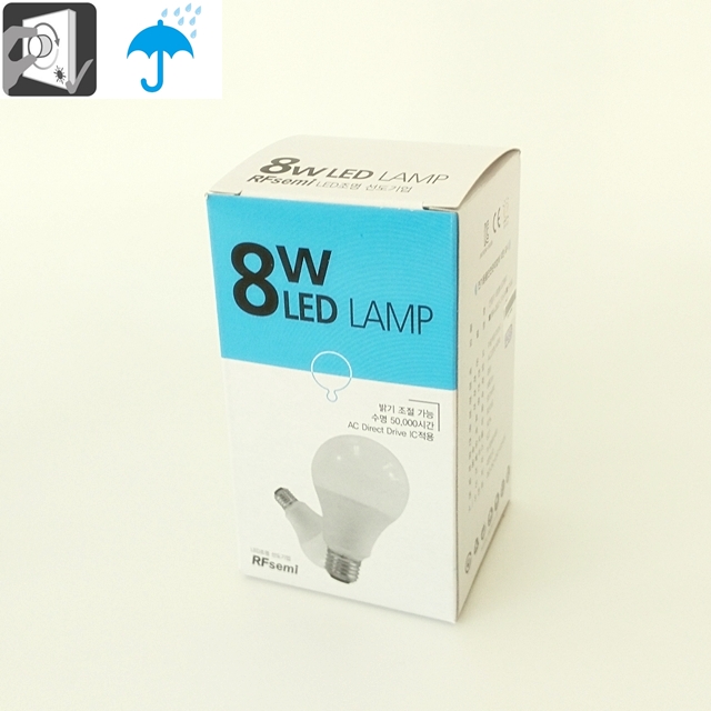 알에프세미 조광용 LED전구 8W 7,400원