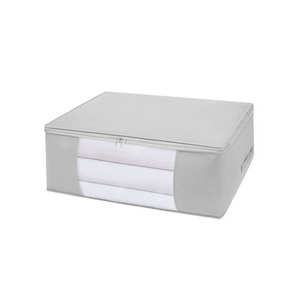 살림살림 다용도 대용량 부직포 의류 이불 정리함 파우치, 2개, 투명창 17,000원