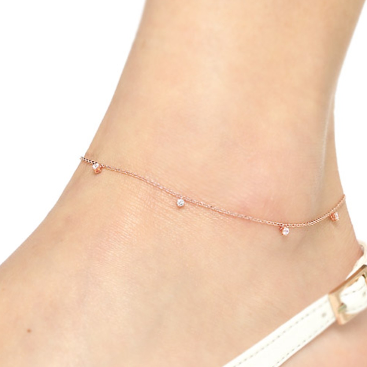 [끄란느] 심플 스퀘어 발찌 C24AB005 11,900원