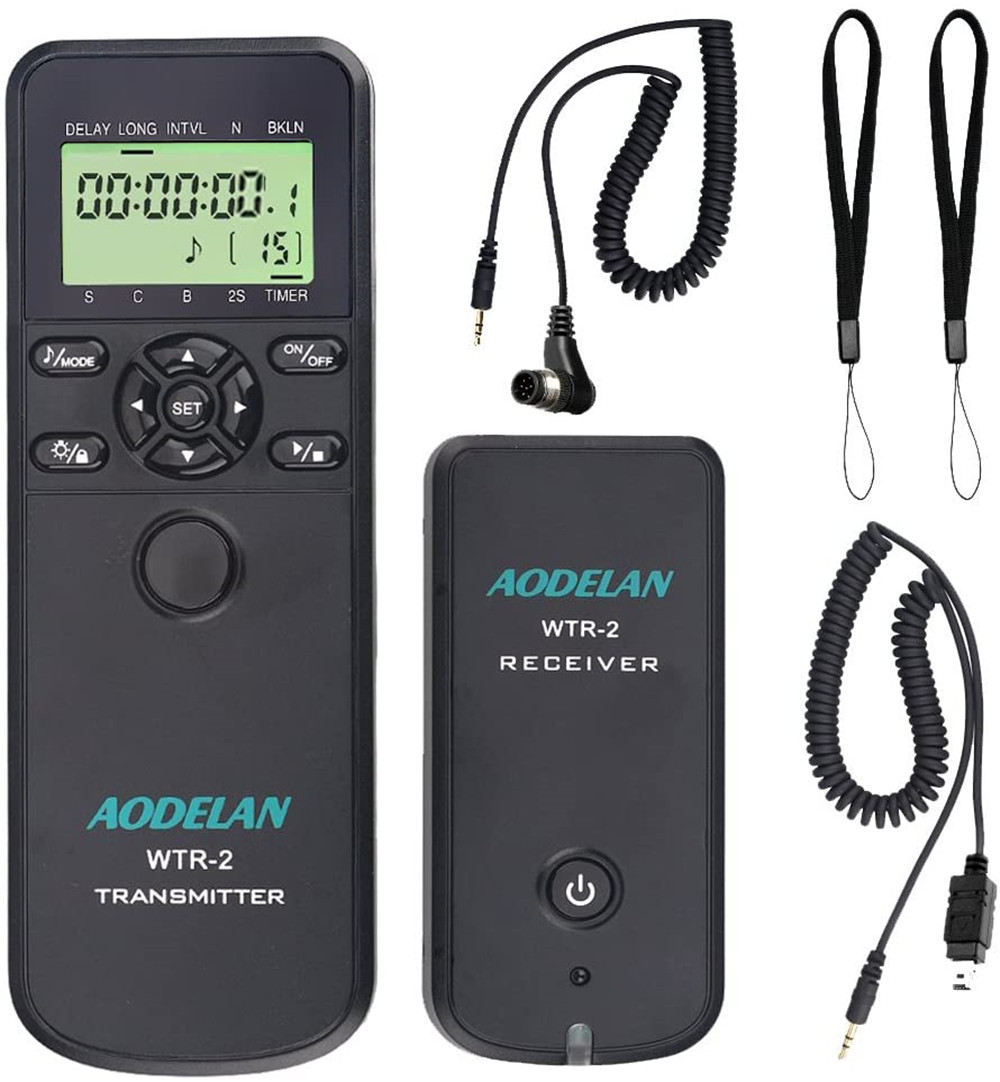 AODELAN 무선 타이머 셔터 리모컨 Nikon D850 D6 D5 Z7II Z7 Z6II Z6 Z5 D780 P950 D810 P1000 P7800 58,800원