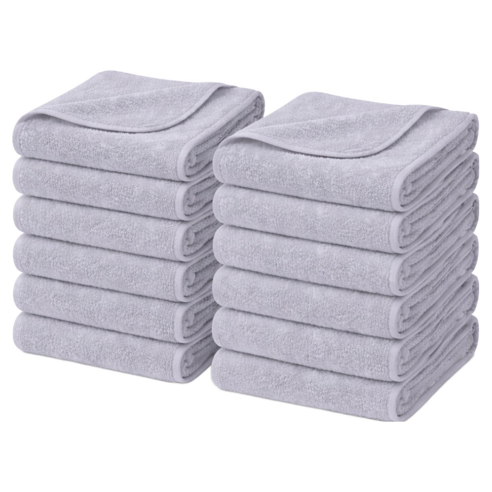 쉐리엘 먼지없는 저자극 극세사 호텔수건, 그레이, 10개 30,800원