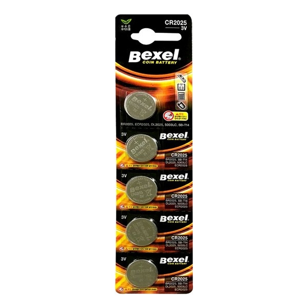 (벡셀) CR2025 5알 3,880원