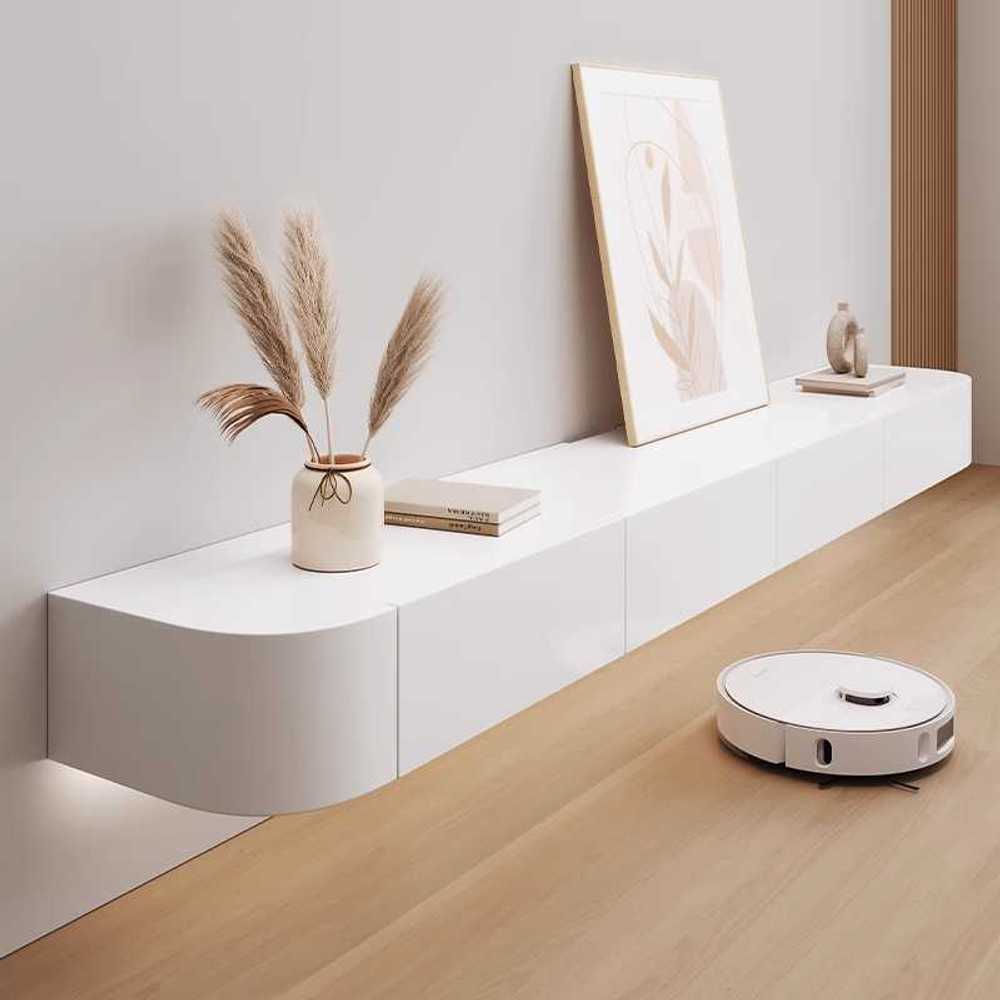 TV다이 벽걸이 좁은 슬림 받침대 박스 공유기 선정리 와이파이, 1.8m TV 캐비닛 - 그레이 273,100원