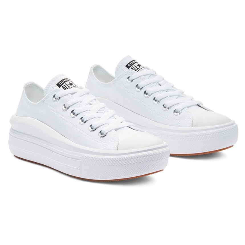 (국내매장판)정품 컨버스 척테일러 올스타 무브 화이트 로우+고무끈 82,500원