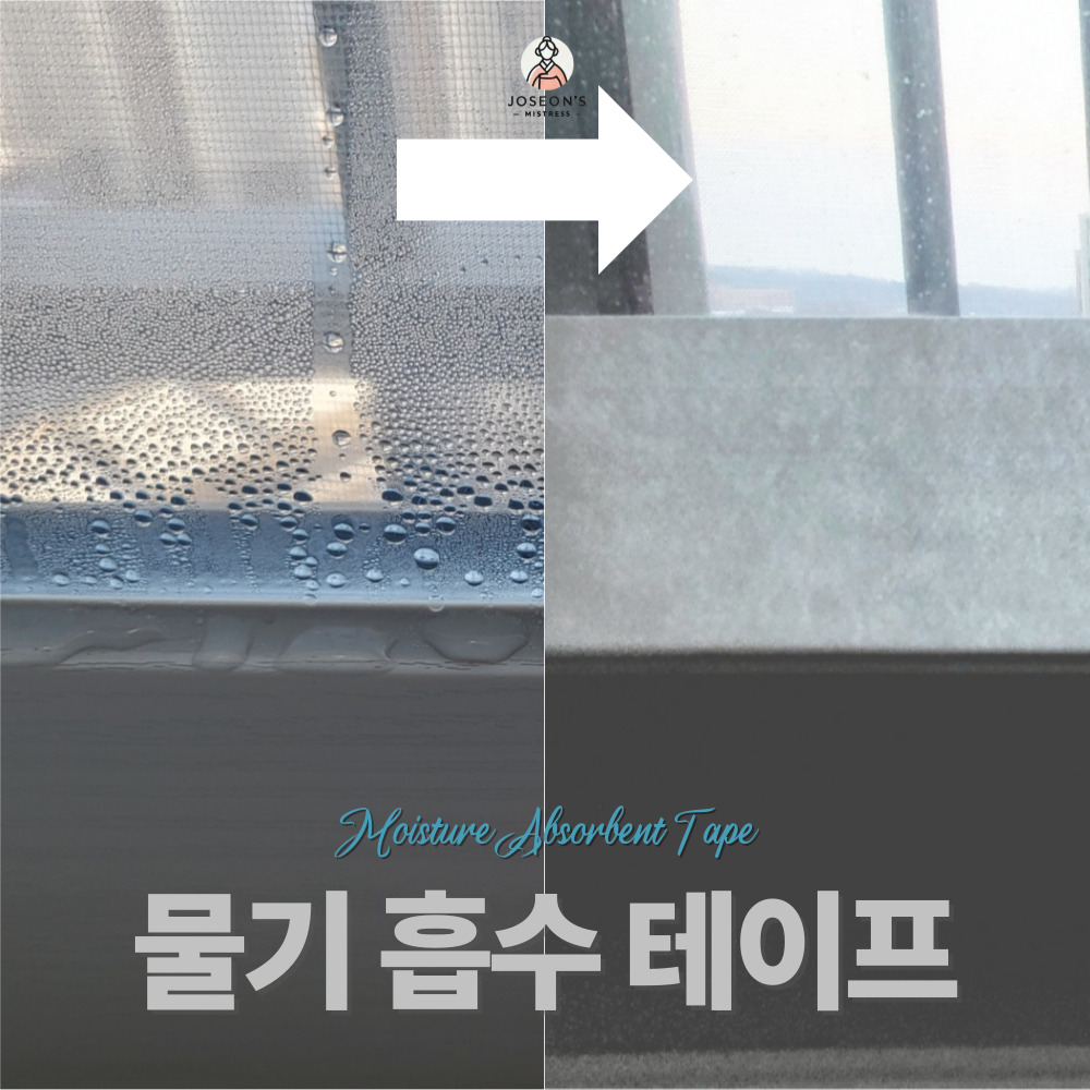 조선의아씨 물기 흡수 제습 방습 생활 테이프 5cm x 2m 2개 1세트, 1세트 19,800원