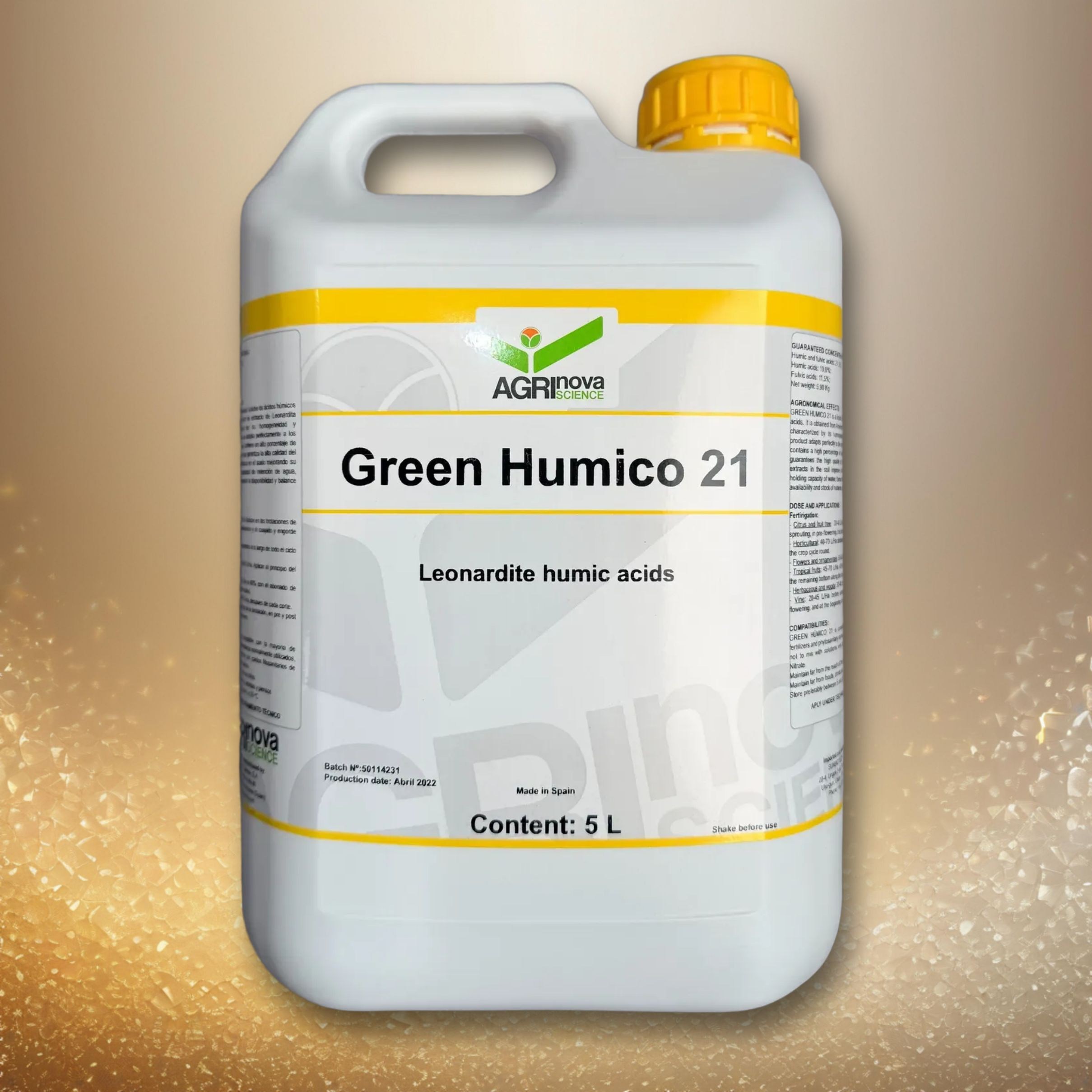 그린휴믹21 5L 레오나다이트 액상 휴믹산 풀빅산 칼륨 아미노산 유기물, 1개, 5L 85,000원