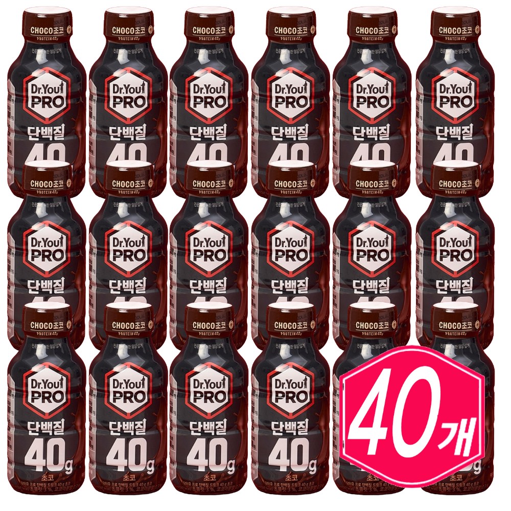마시는 닥터유 프로 단백질 드링크 초코 350ml x 60개 프로틴 보충제 음료 150,880원
