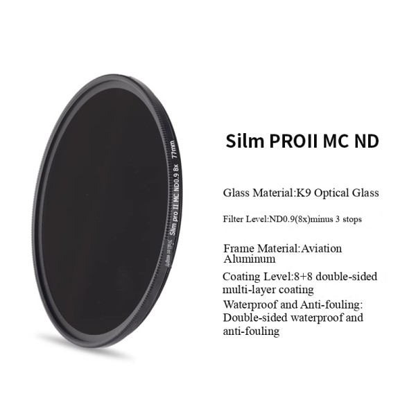 하이다 ND1000 고정형 ND 필터 프로 II 코팅 40/49/52/55/58/62/67/72/77/82mm - 미러리스 및 DSLR용 중립 43,650원