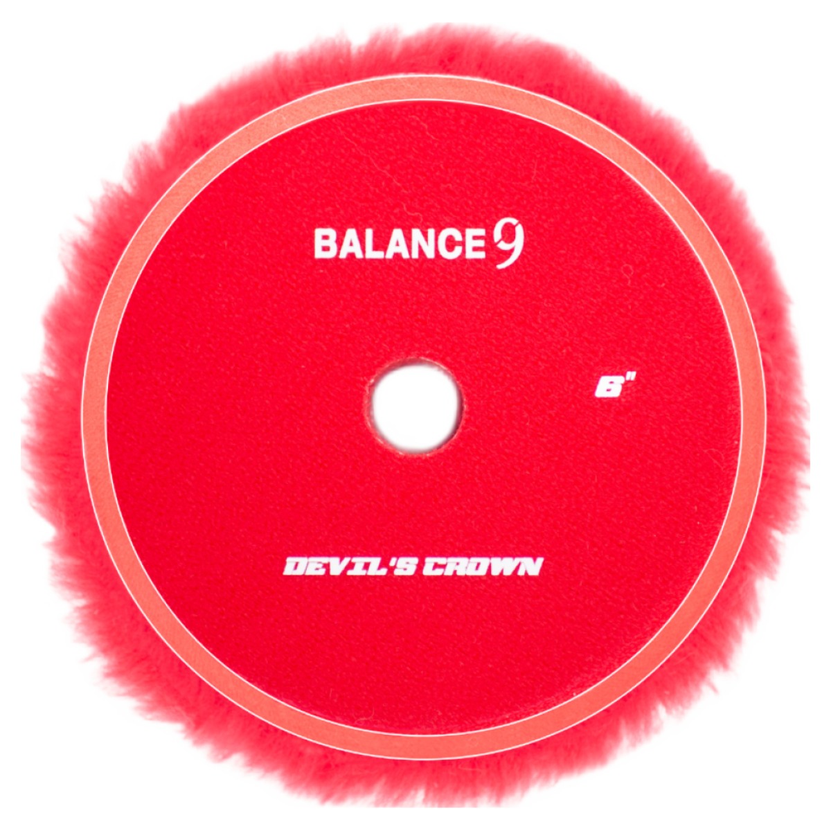 발란스나인 데빌스크라운 양모패드 6인치 (초벌, 싱글 듀얼 겸용) 16,500원