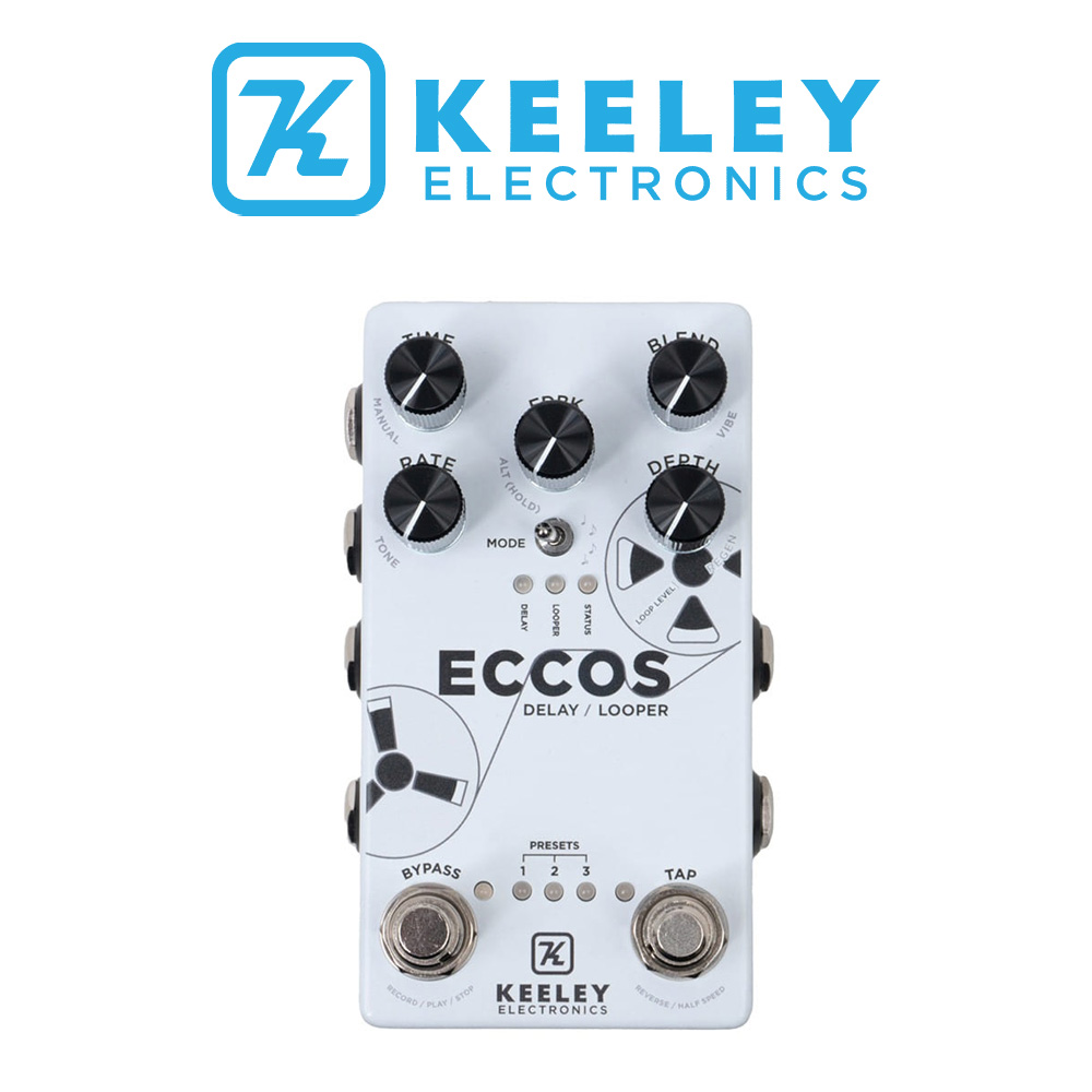 KEELEY 킬리 기타 이펙터 ECCOS 딜레이 루퍼 380,000원