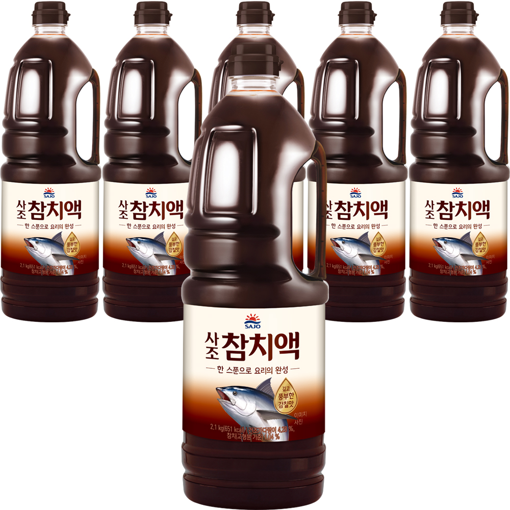 사조 참치액, 2.1kg, 6개 57,320원